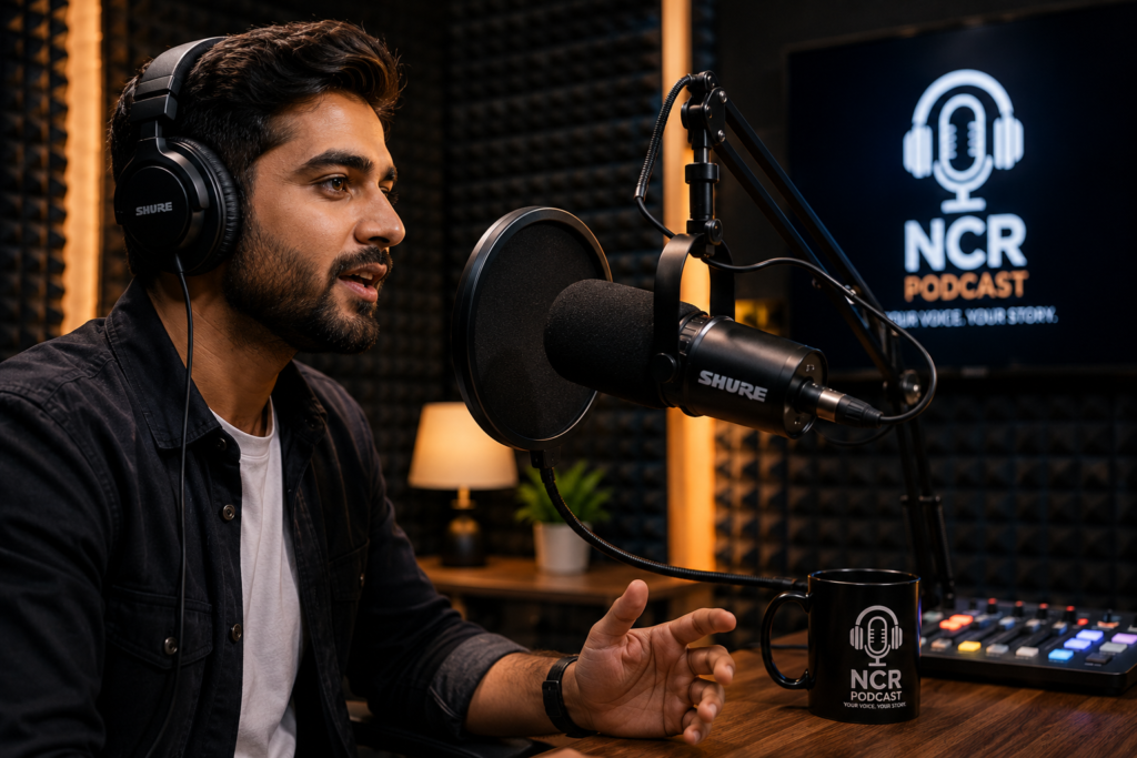 This image has an empty alt attribute; its file name is Podcast-recording-session-at-NCR-Podcast-studio-with-professional-microphones-1024x683.png
