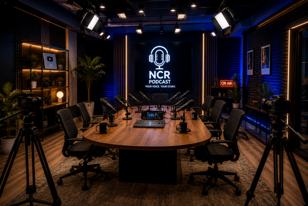 This image has an empty alt attribute; its file name is Professional-podcast-studio-in-Delhi-NCR-with-acoustic-treatment-1024x683.png
